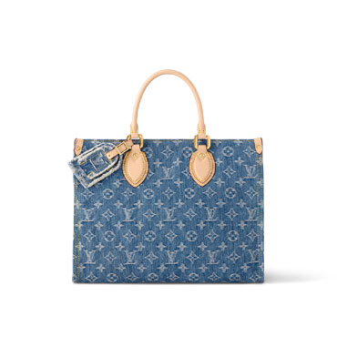 Louis Vuitton OnTheGo MM Monogram Denim M46871