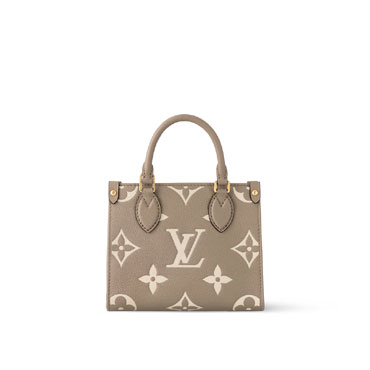 Louis Vuitton OnTheGo BB Bicolor Monogram Empreinte Leather M47054