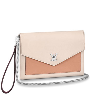 Louis Vuitton Mylockme Pochette Lockme Leather in Rose M67521