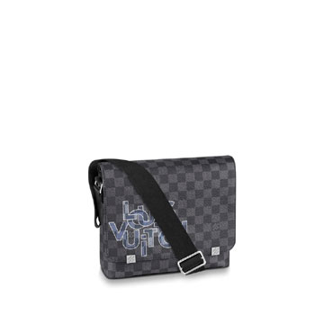 Louis Vuitton District PM Damier Graphite Canvas in Grey N40272