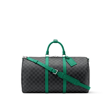 Louis Vuitton Keepall Bandouliere Damier Graphite Canvas N40844