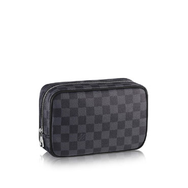 Louis Vuitton Toilet Pouch PM Damier Graphite Canvas N47522