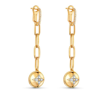 Louis Vuitton B Blossom Earrings Diamonds Q96789