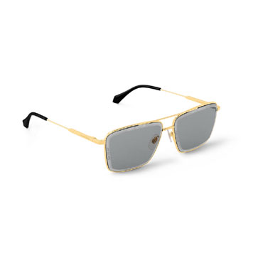 Louis Vuitton Super Vision Metal Square Sunglasses in Grey Z2627U