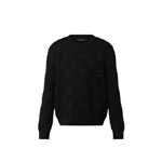 Louis Vuitton Damier Stitch Crewneck 1AA4MF