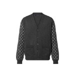 Louis Vuitton Monogram Mix Cashmere Cardigan 1AATM3