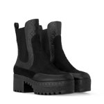 Louis Vuitton Laureate Platform Chelsea Boot in Black 1AC7W0