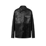 Louis Vuitton Embroidered Leather Signature Overshirt 1AFIOJ