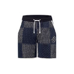 Louis Vuitton Damier Quilted Cotton Shorts 1AFWUJ