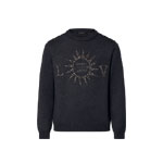 Louis Vuitton Embellished Long-Sleeved Merino Wool Crewneck 1AFXKO