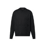 Louis Vuitton Embroidered Cotton Jersey Crewneck 1AFXO6