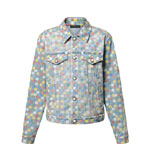 Louis Vuitton Damier Denim Trucker Jacket 1AHBE4