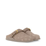 Louis Vuitton To-Go Flat Comfort Clog in Hazelnut Brown 1AHLVU