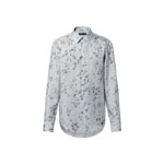 Louis Vuitton Monogram Striped Silk Shirt 1AJC68