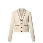 Louis Vuitton Stripe Accent Cardigan 1AJJKF
