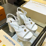 Louis Vuitton Maya Heeled Platform Sandal 1AJOVD