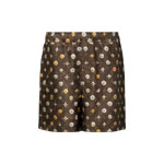 Louis Vuitton Monogram Printed Silk Shorts 1AJRIY