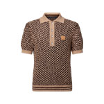 Louis Vuitton Short Sleeved Knitted Mesh Polo 1AJUUF