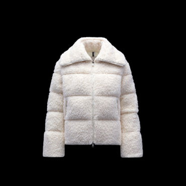 Moncler White Ivory Barbot Short Down Jacket H20931A00014899PG038