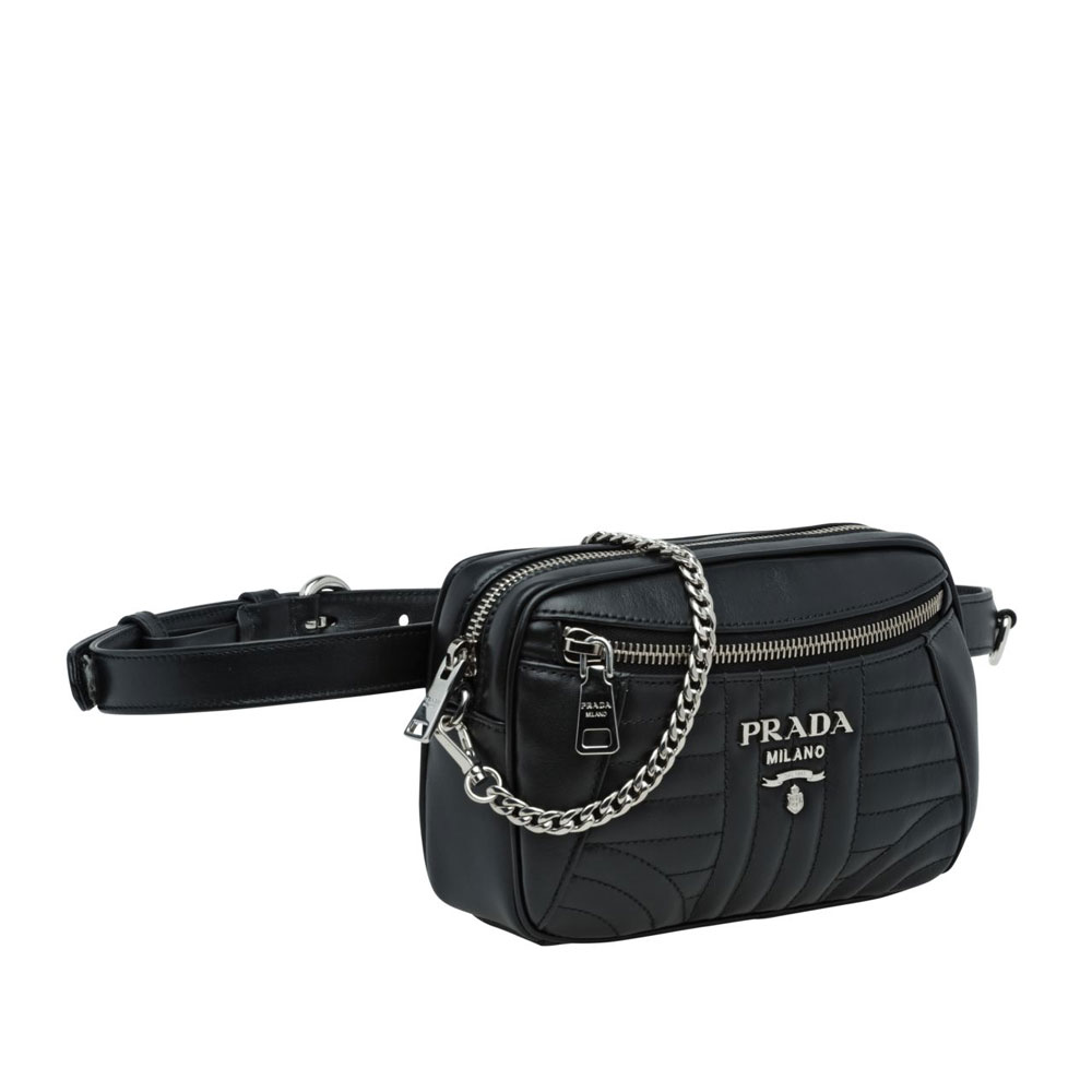 Prada Diagramme Leather Belt Bag 1BL006 2D91 F0002: Image 2