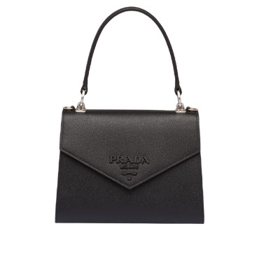 Prada Monochrome Saffiano leather bag 1BA186 2ERX F0632