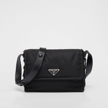 Prada Black Small Padded Re-nylon Shoulder Bag 1BD313 RDLN F0002