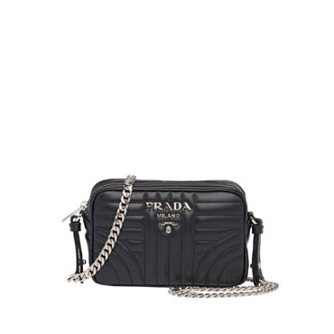 Prada Diagramme leather cross-body bag 1BH084 2D91 F0002