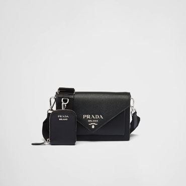 Prada Saffiano leather mini envelope bag 1BP020 2EVU F0002