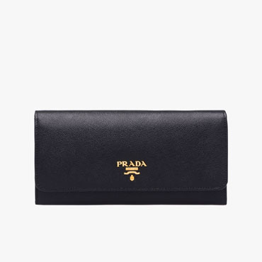 Prada Saffiano leather flap wallet 1MH132 QWA F0002