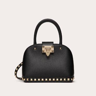 Valentino Garavani Rockstud Small Bag In Grainy Calfskin 5W0B0Q69VSF0NO