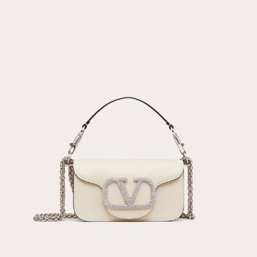 Valentino Garavani Loco Small Shoulder Bag With Jewel Logo 5W2B0K53KNT7NX