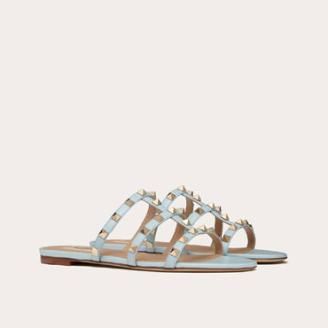 Valentino Rockstud Flat Slide Sandal 5W2S0C49VOD ZJ4