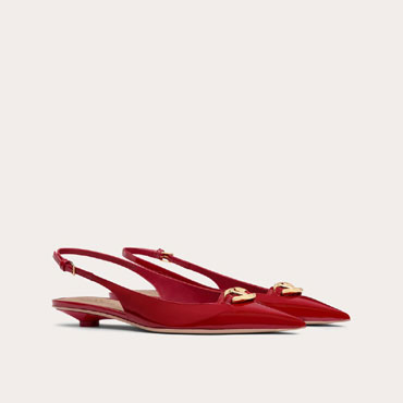 Valentino Bold Edition Vlogo Slingback Ballerina 5W2S0IY1LHS 0RO