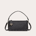 Valentino Small Rockstud Grainy Calfskin Crossbody Bag 5W0B0J47HAD0NO