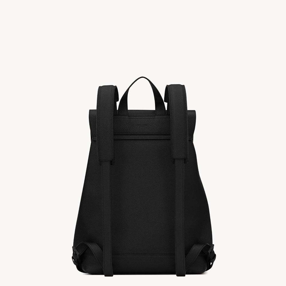 YSL Sac De Jour Backpack In Grained Leather In Black 480585 DTI0Z 1000: Image 2