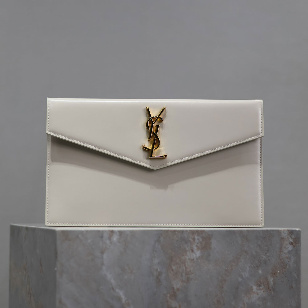 YSL Uptown Pouch Grain de Poudre Leather 565739 1GF0J 9207: Image 1