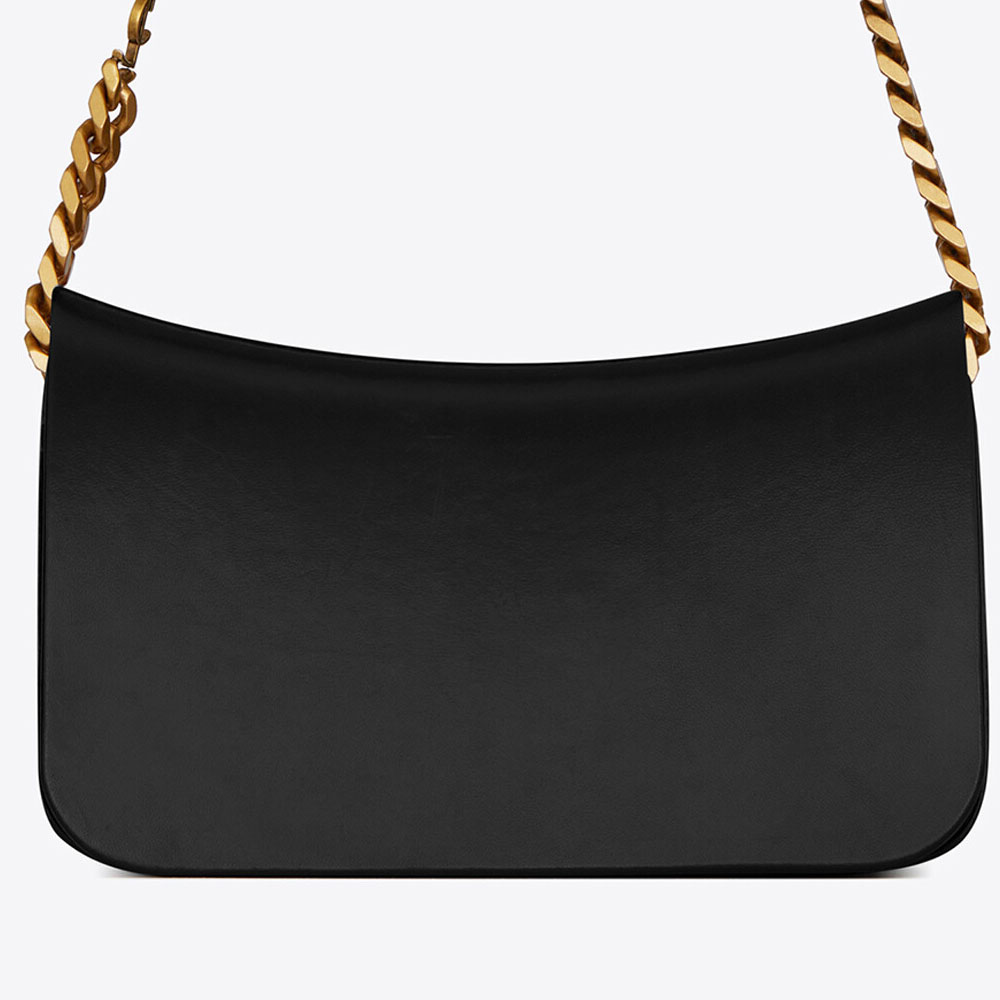 YSL Elise Shoulder Bag In Shiny Lambskin 640290 15H0W 1000: Image 2