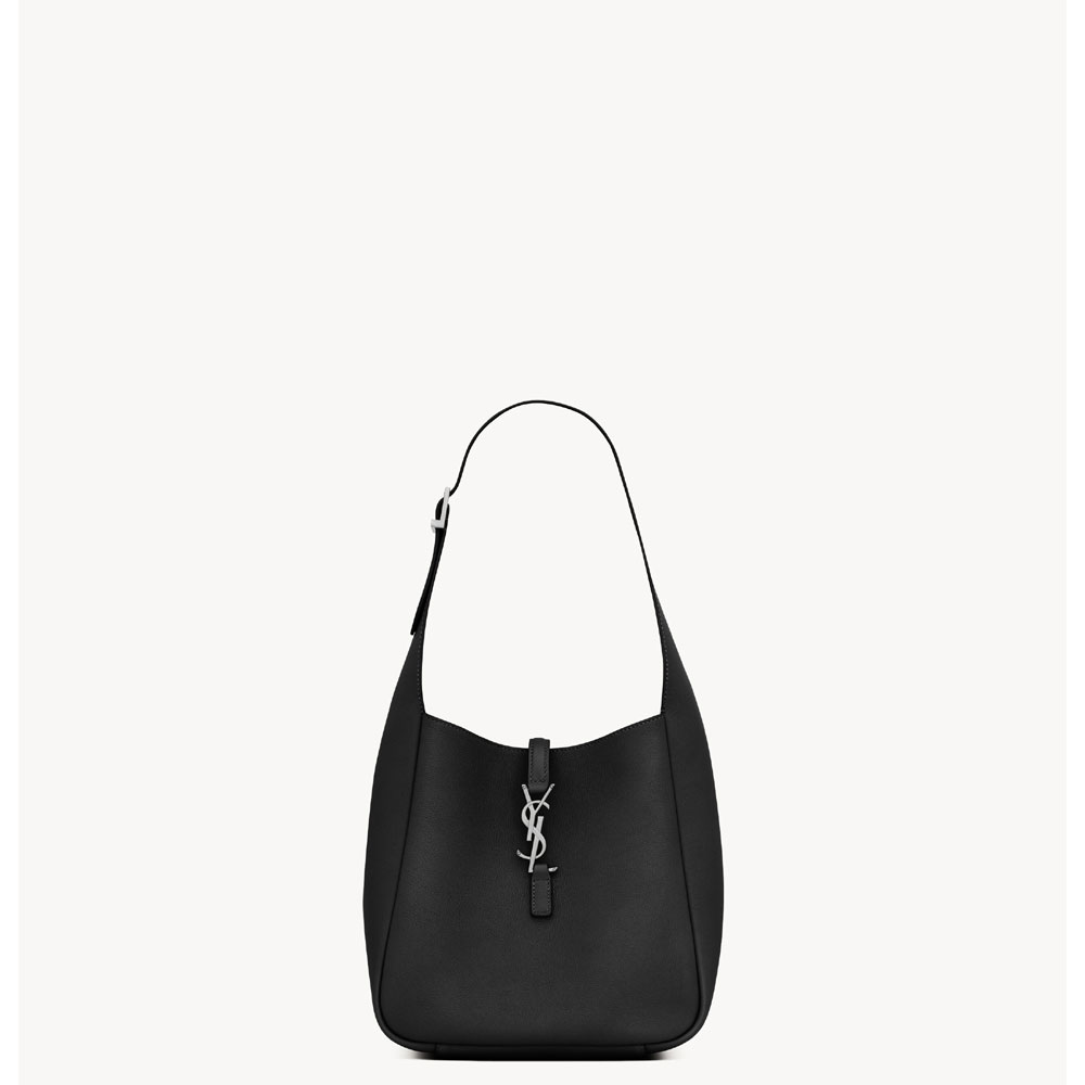 YSL Le 5 A 7 Supple Small In Grained Leather in Black 713938 AACQG 1000: Image 1