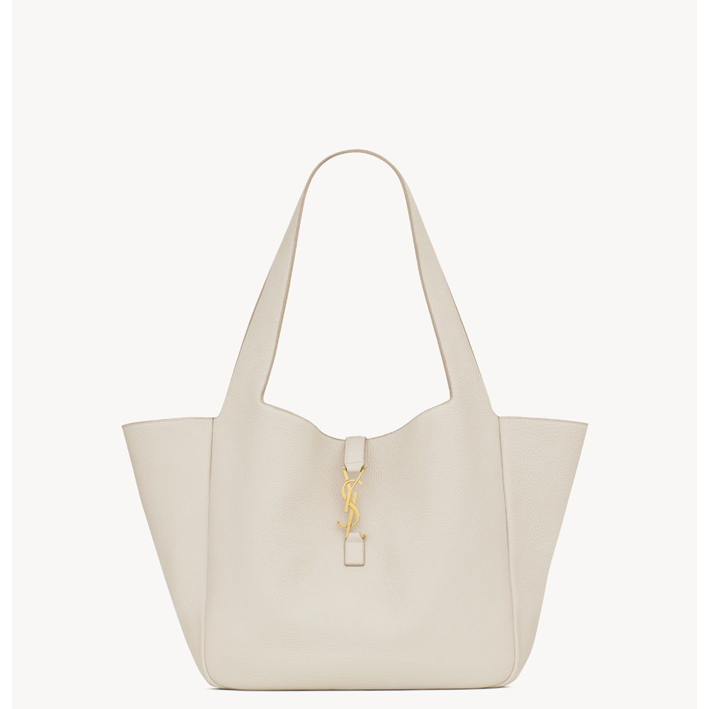 YSL Le 5 A 7 Bea In Grained Leather in Off white 763435 AADUV 9275: Image 1