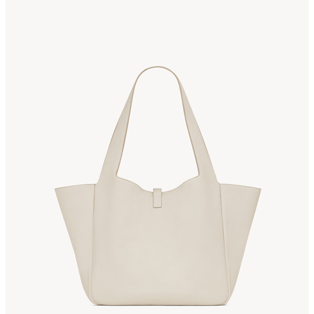 YSL Le 5 A 7 Bea In Grained Leather in Off white 763435 AADUV 9275: Image 4
