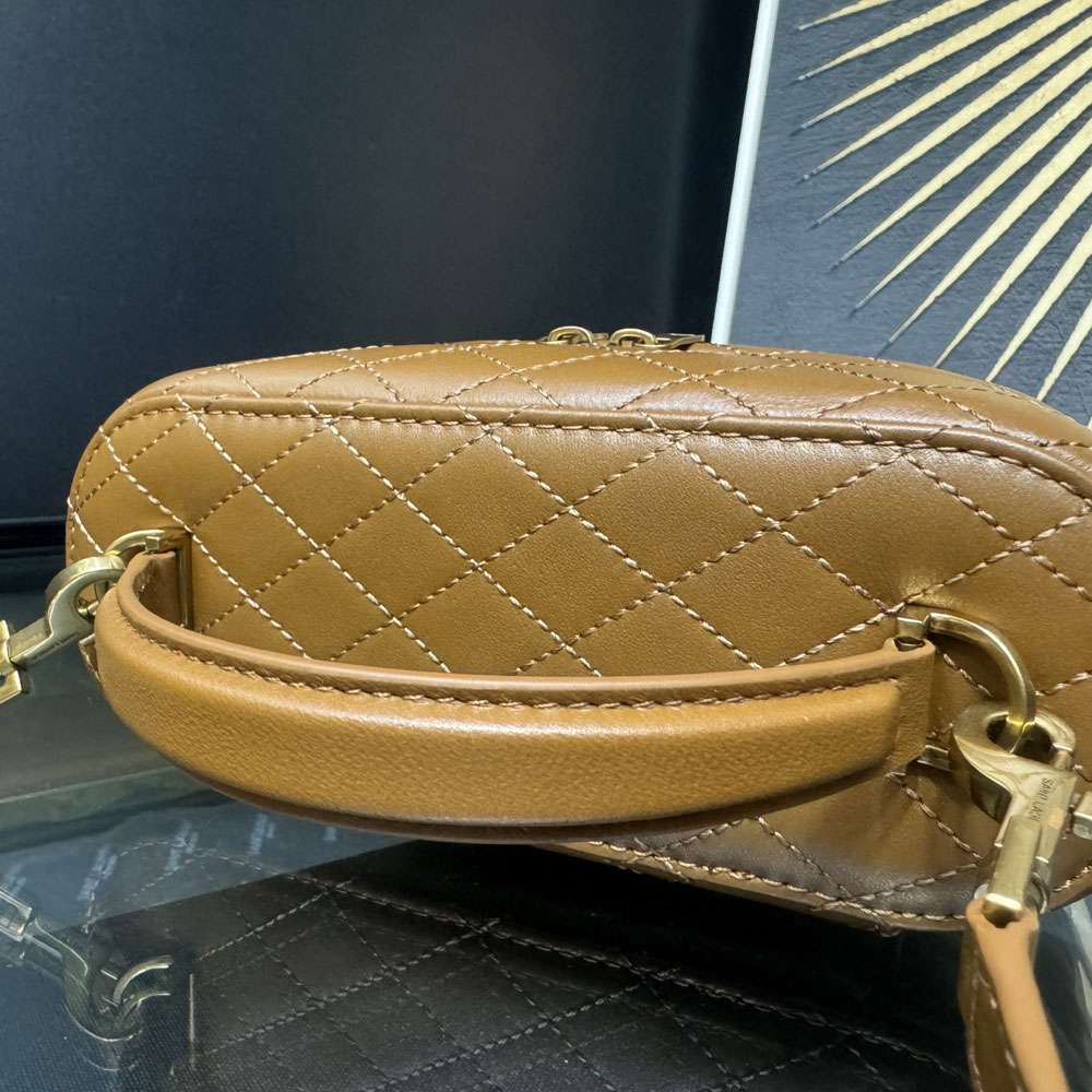 YSL Gaby Vanity Bag In Lambskin in Brown 766731 1EL07 2536: Image 3