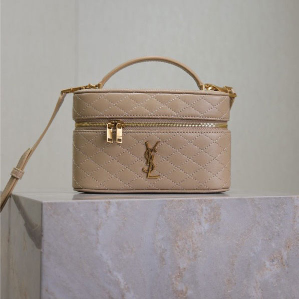 YSL Gaby Vanity Bag In Lambskin in Beige 766731 1EL07 2646: Image 1