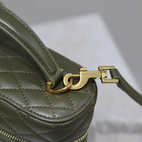 YSL Gaby Vanity Bag In Lambskin in Green 766731 1EL07 3189: Image 3