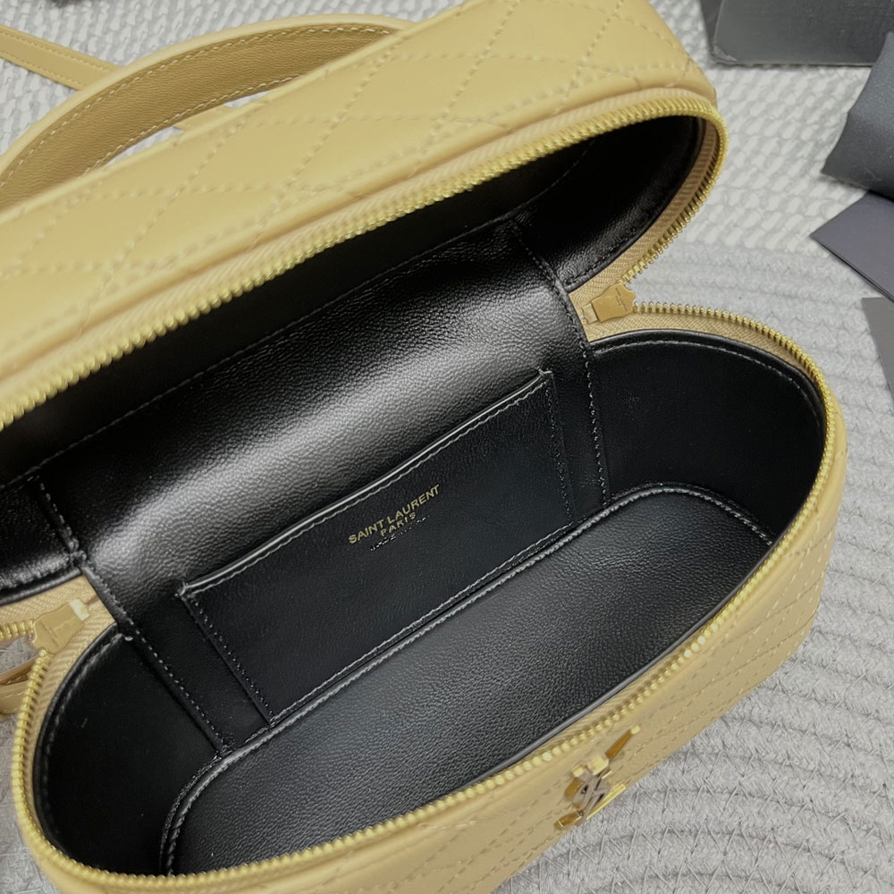YSL Gaby Vanity Bag In Lambskin in Yellow 766731 1EL07 3519: Image 2
