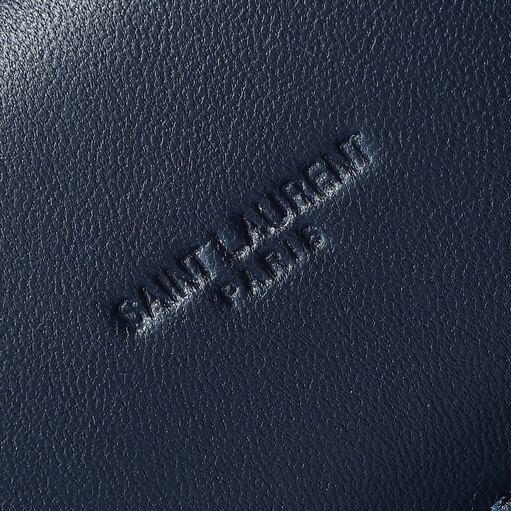 YSL Gaby Vanity Bag In Lambskin in Navy Blue 766731 1EL07 4139: Image 4