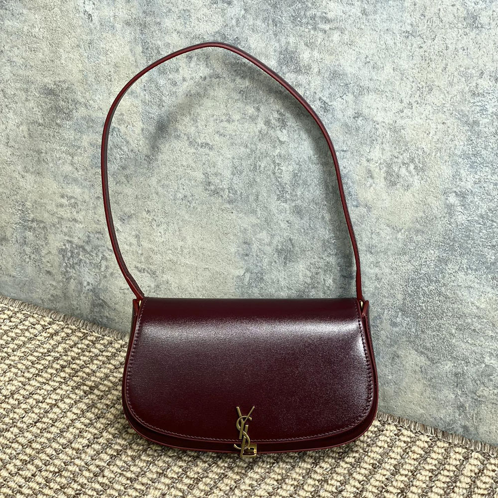 YSL Mini Voltaire In Box Saint Laurent in Burgundy 779642 0SX0W 6195: Image 1