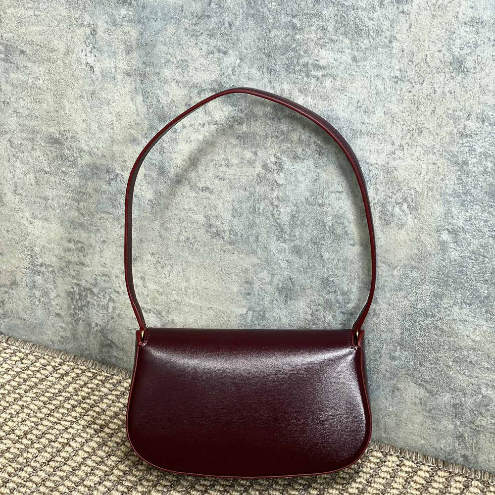 YSL Mini Voltaire In Box Saint Laurent in Burgundy 779642 0SX0W 6195: Image 2