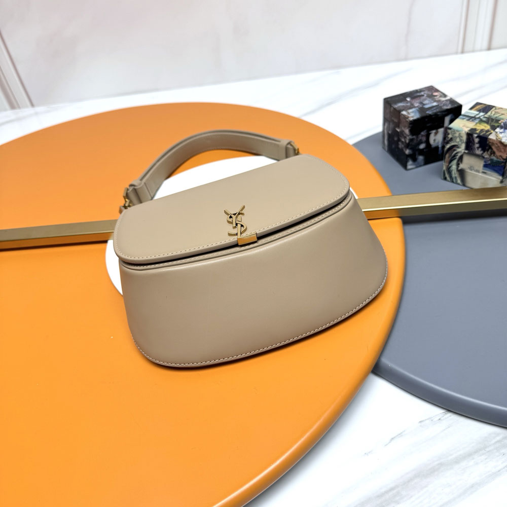 YSL Mini Voltaire Top Handle Bag In Box in Clay 800846 0SX0W 2646: Image 2