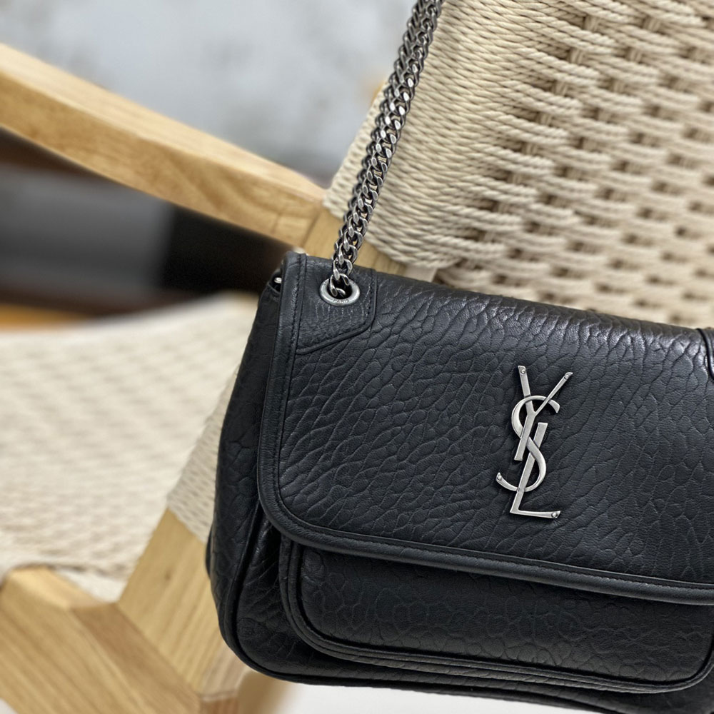 YSL Niki Mini In Grained Lambskin in Black 828736 AACIA 1000: Image 2