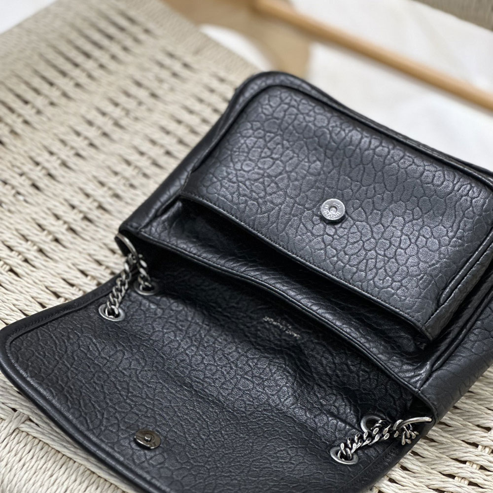 YSL Niki Mini In Grained Lambskin in Black 828736 AACIA 1000: Image 4